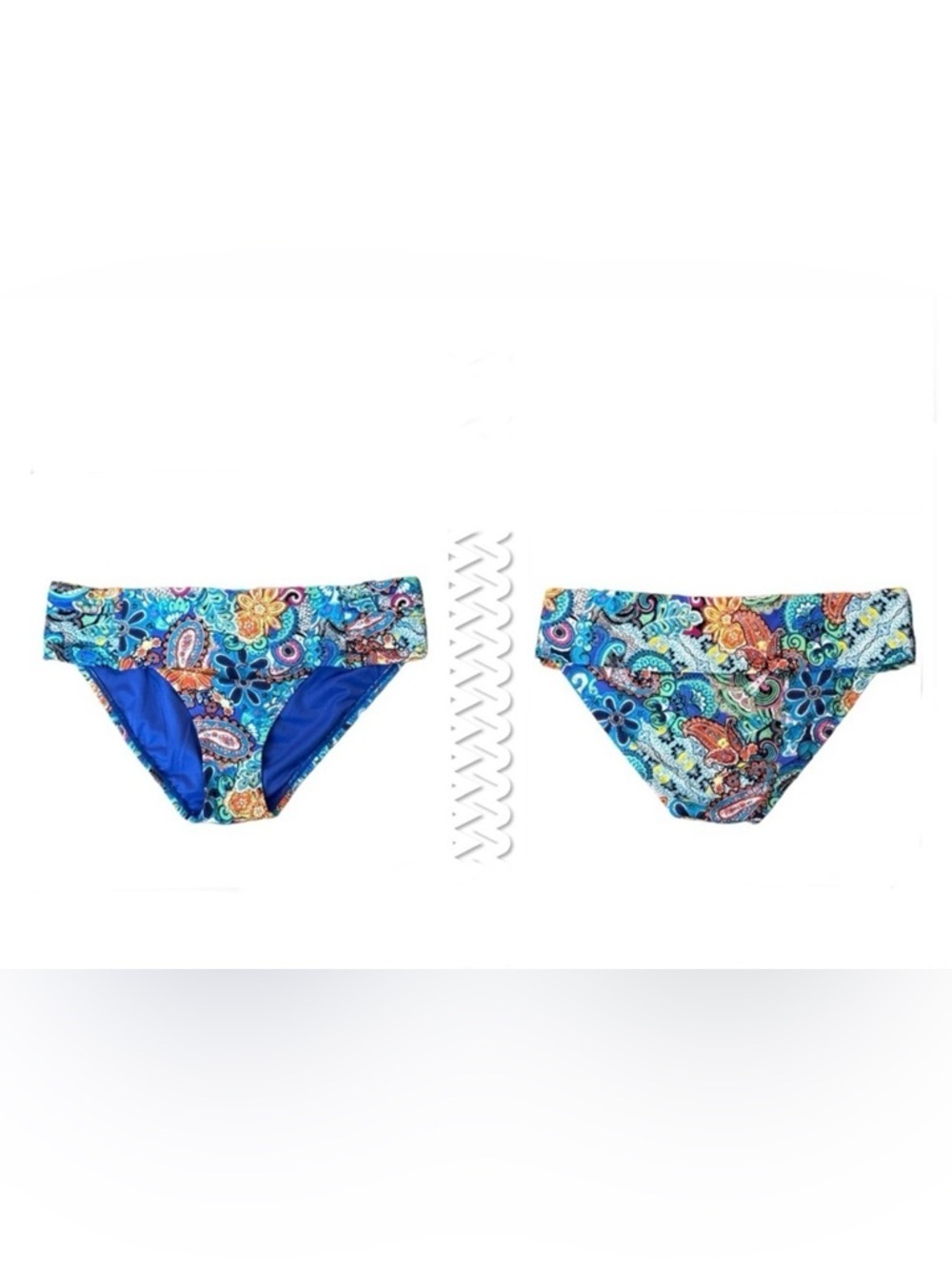 Bleu Rod Beattie Paisley Hipster Bikini Bottom in Size 14